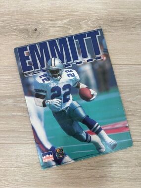 Starline 1994 Vintage NFL Dallas Cowboys Emmitt Smith Paper Folder